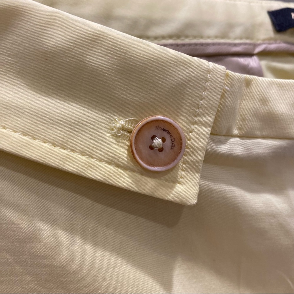 Massimo Dutti Cropped Yellow Pants - Picture 4 of 8